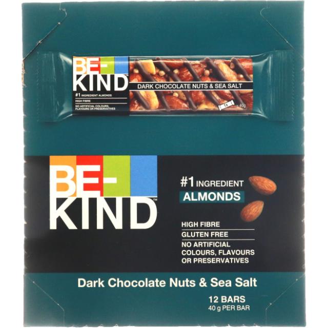 BE-KIND™ Dark Choco Nut & Seasalt 40g
